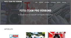 Desktop Screenshot of fototeam-pro.de